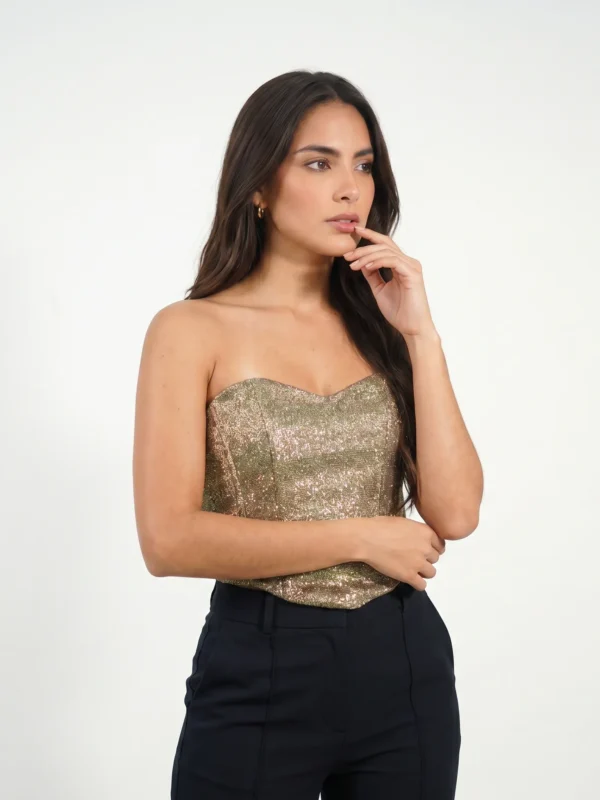 Corset Ferrea - Dorado